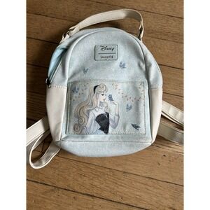 Loungefly Disney Sleeping Beauty Aurora Mini Backpack Blue White